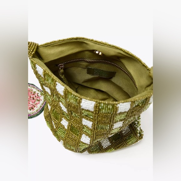 Zara FANTASY BEADED MINI BUCKET BAG - Picture 3 of 5